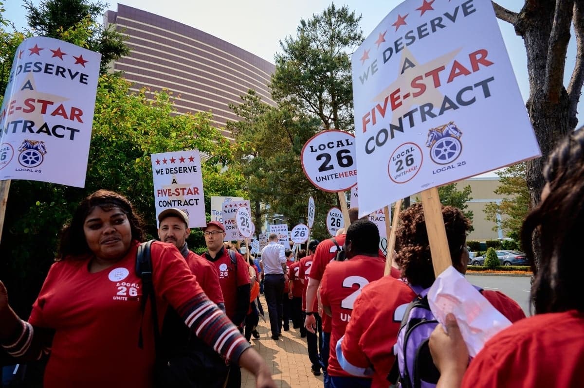 Encore Boston Harbor Business is Booming as Workers Threaten Sept. 1 Strike