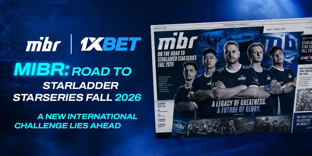 1xBet and MIBR: From South American qualifiers straight to StarLadder!