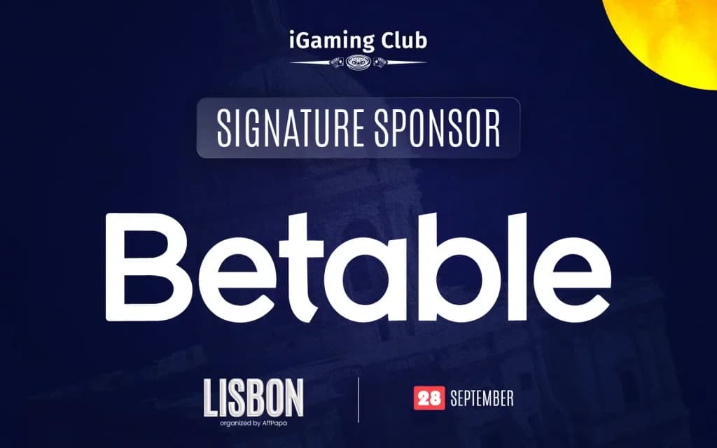Betable steps up as Signature Sponsor for iGaming Club Lisbon 2026