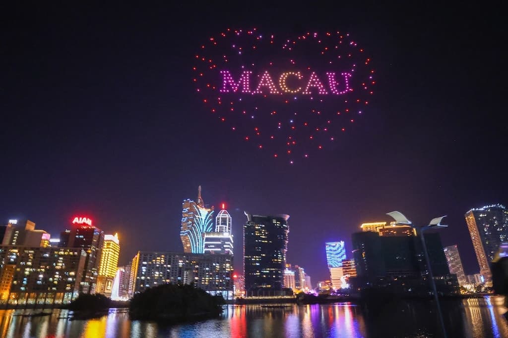 Macau adds large-scale drone shows to annual fireworks contest