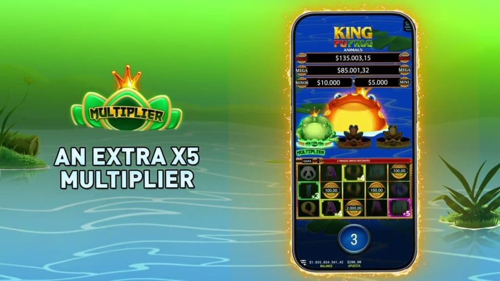 Zitro Digital’s King Fu Frog – Animals leads EKG’s new top game chart