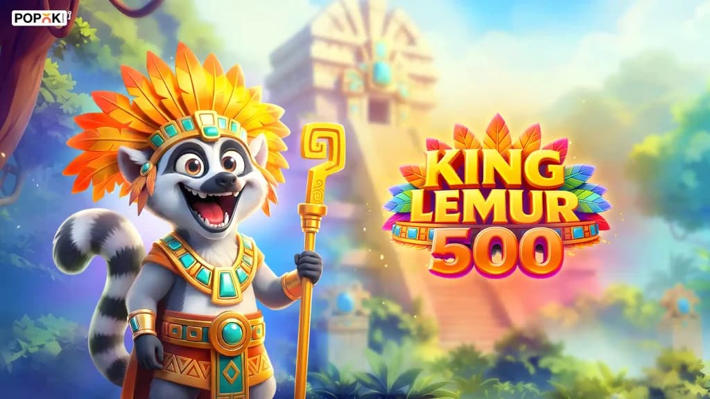 PopOK Gaming takes players into the jungle with new high-volatility slot “King Lemur 500”