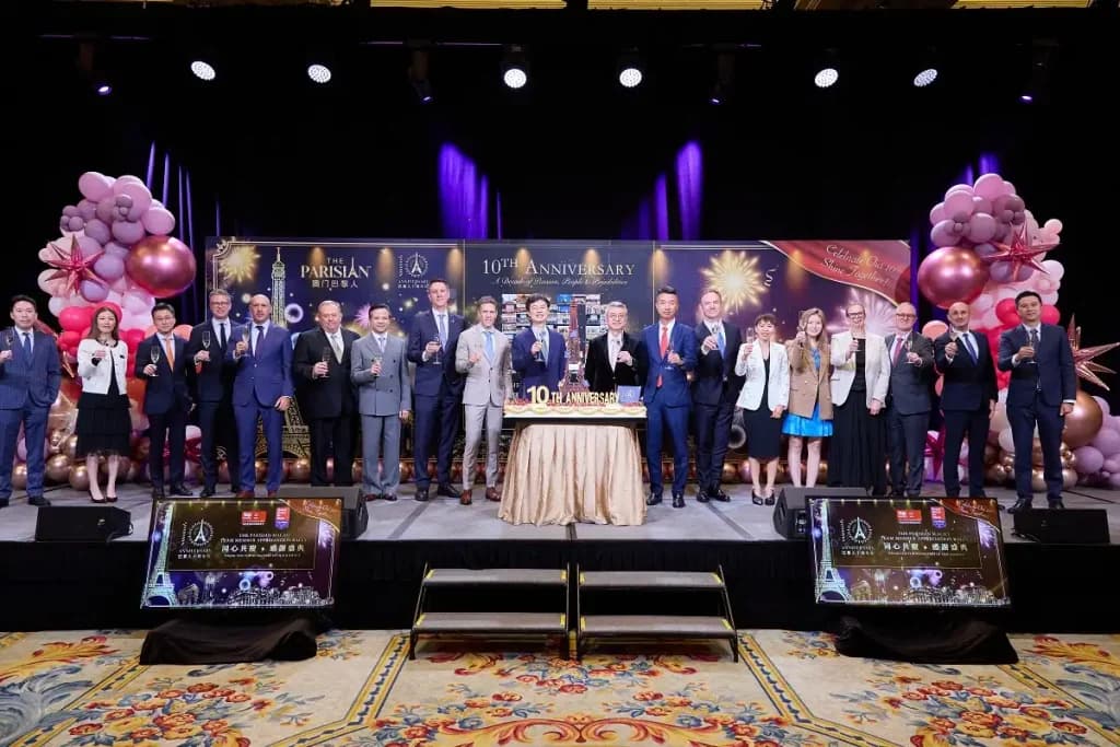 The Parisian Macao celebrates 10 years as a landmark of non-gaming development