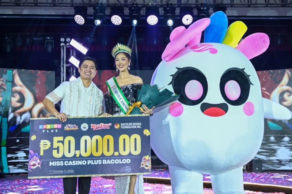 Casino Plus crowns first Miss Casino Plus Bacolod during MassKara Festival 2026