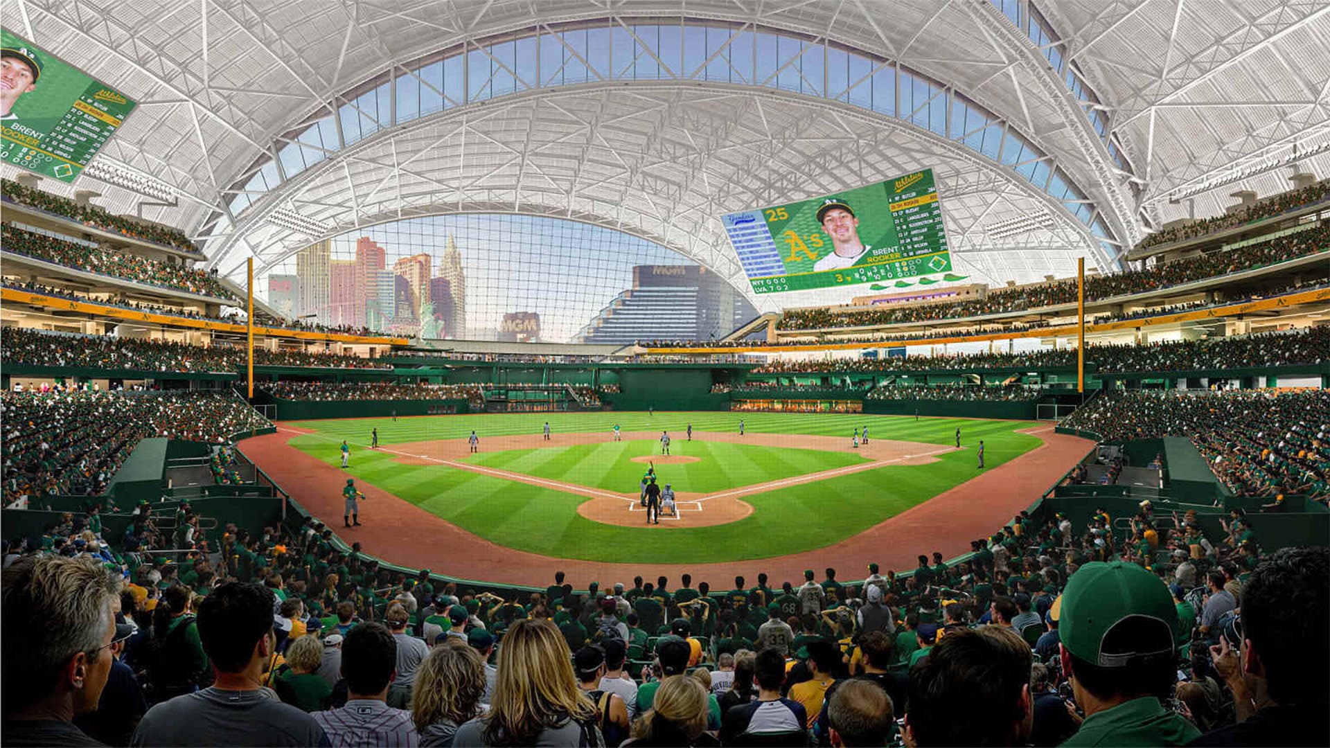 A's $2 billion Las Vegas stadium remains on track for 2028 season, officials say
