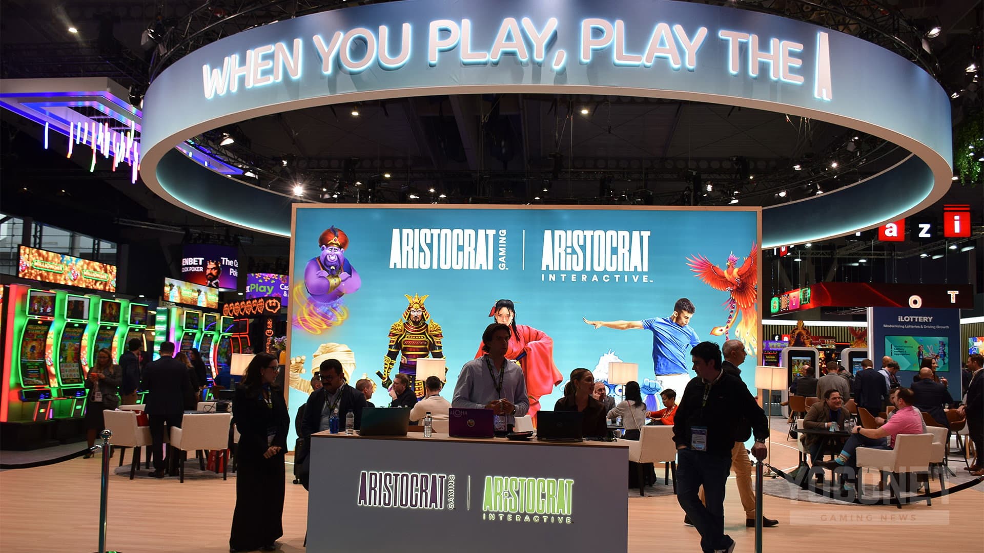 Aristocrat brings new Reign cabinet and debut titles to G2E 2026