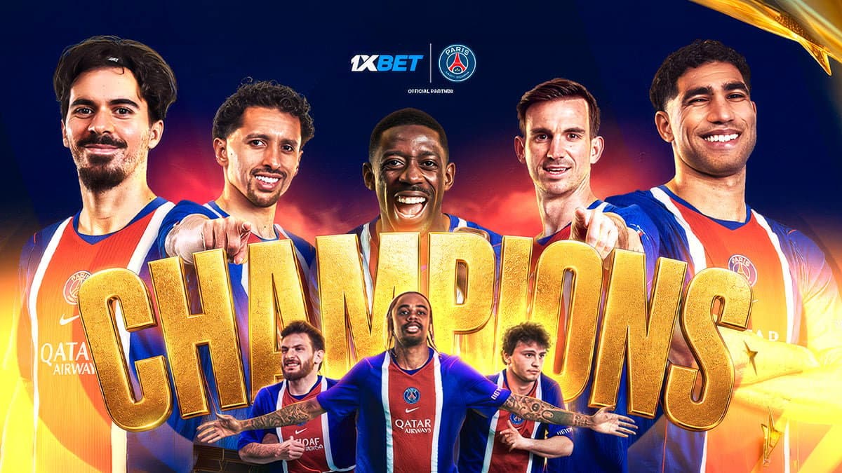 1xBet congratulates Paris Saint-Germain on winning Super Cup