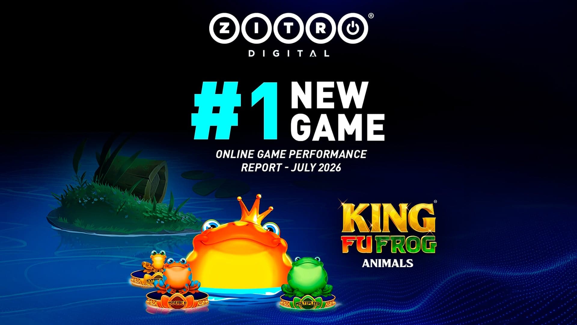 Zitro Digital’s King Fu Frog – Animals tops EKG’s July New Top Game ranking
