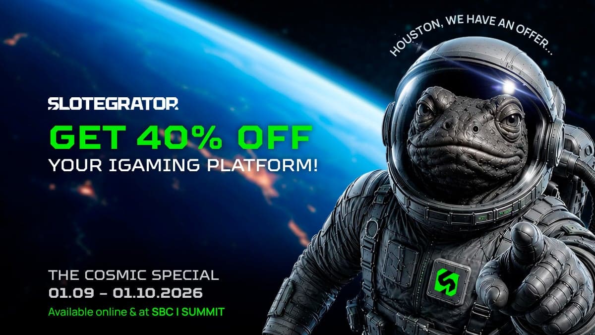 Slotegrator offers 40% off platform under Cosmic Special deal