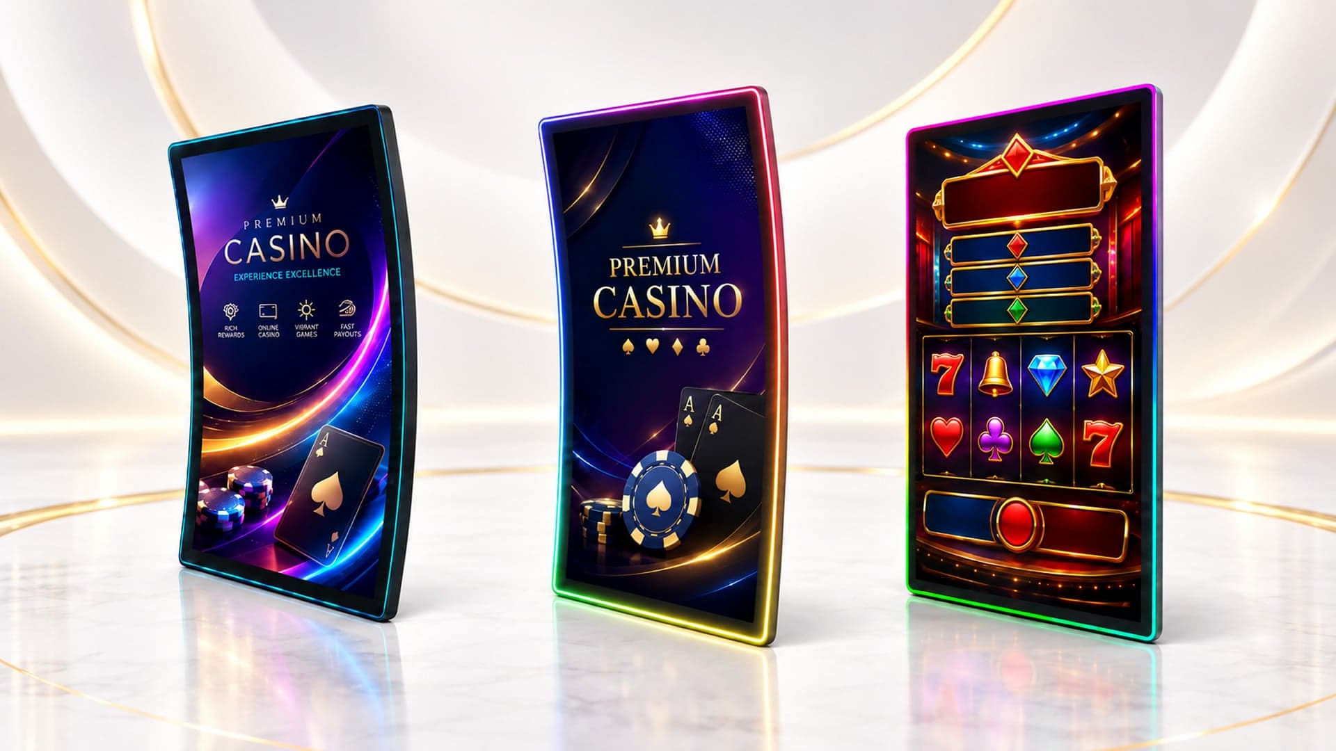 ClaraTech Monitors highlights key considerations for curved display integration in casino gaming cabinets