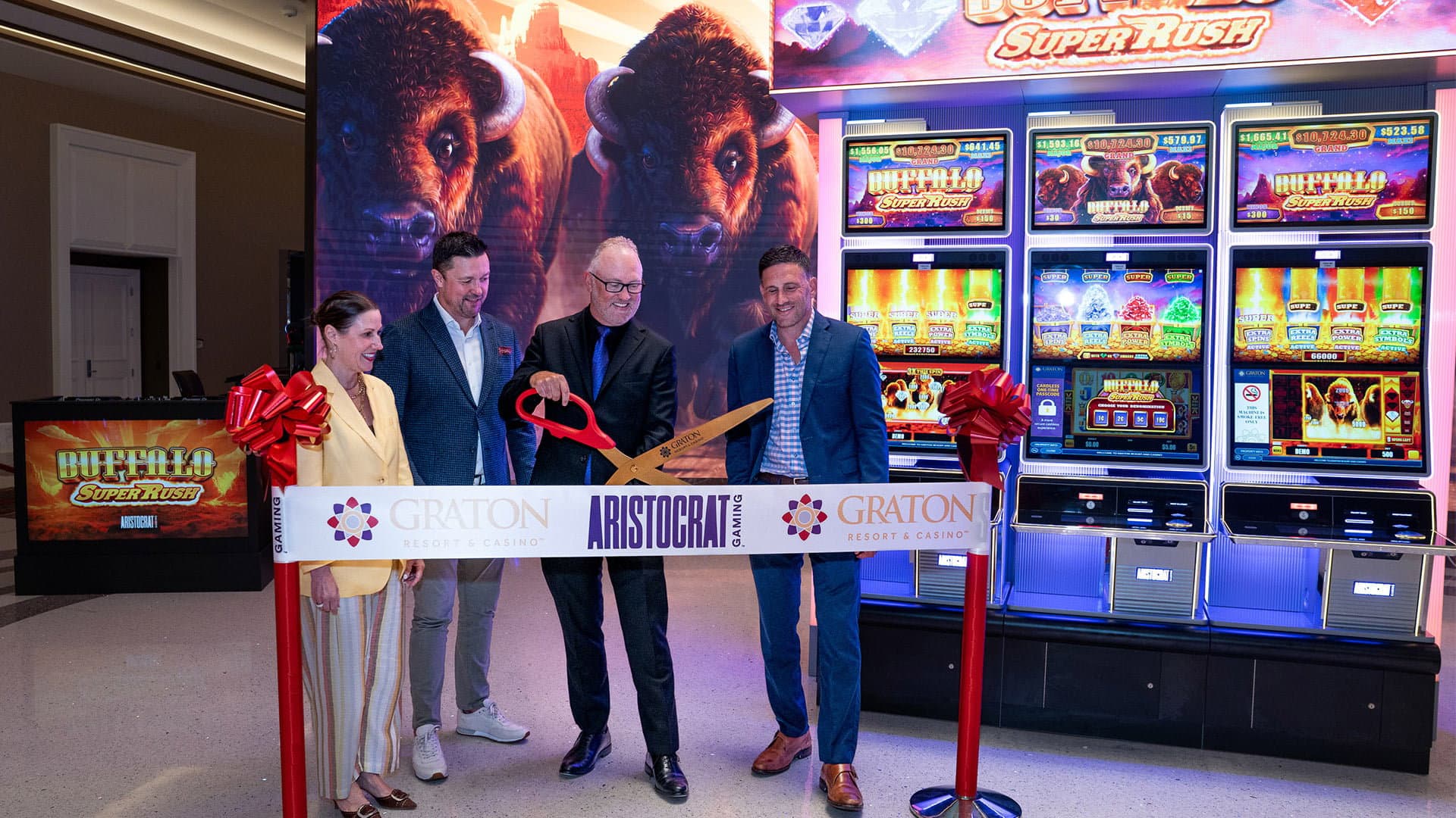 Aristocrat's Buffalo Super Rush debuts at Graton Resort & Casino in California