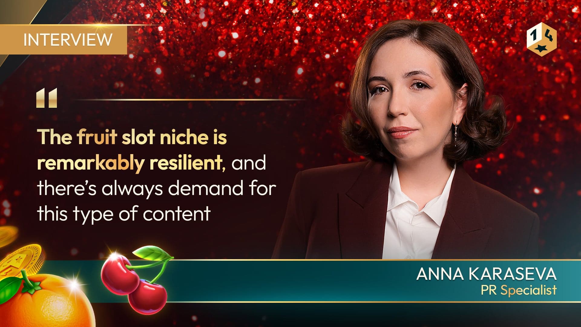1spin4win: "The fruit slot niche is remarkably resilient, and there’s always demand for this type of content"