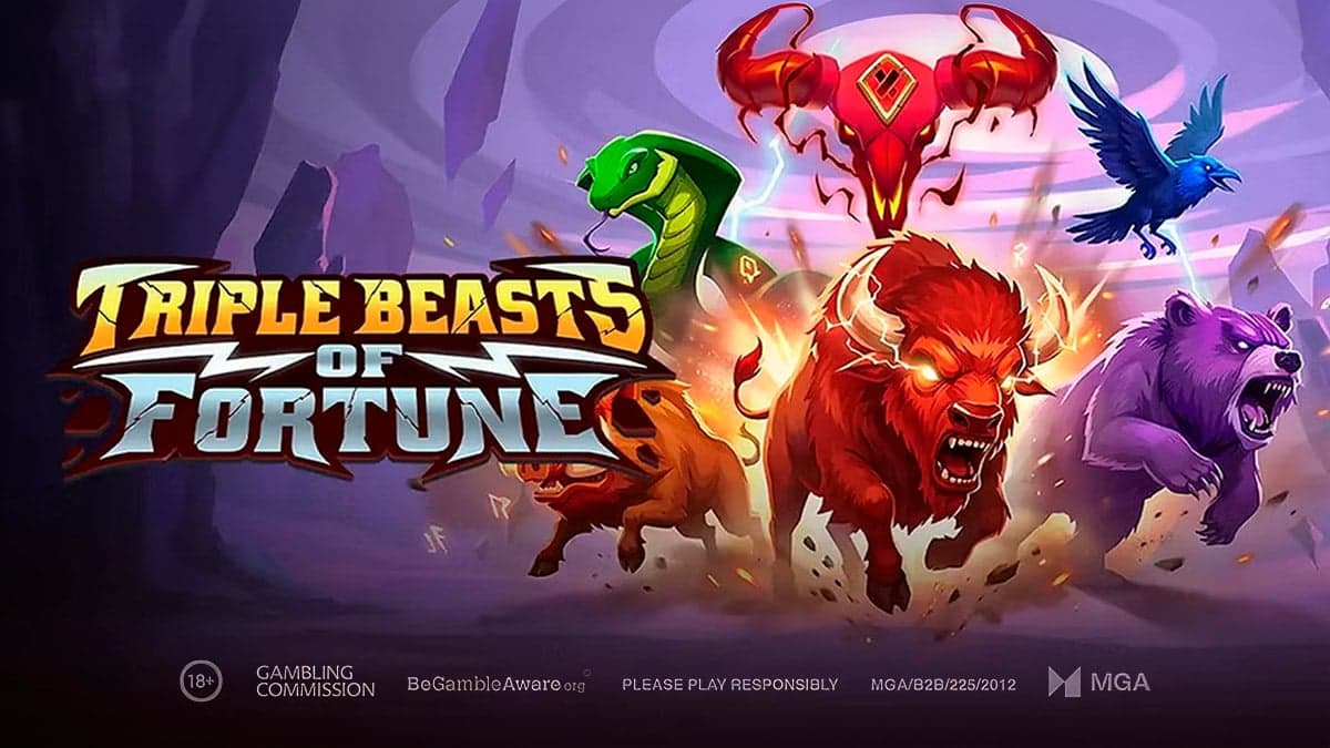 Play’n GO releases Triple Beasts of Fortune slot with three Free Spins features