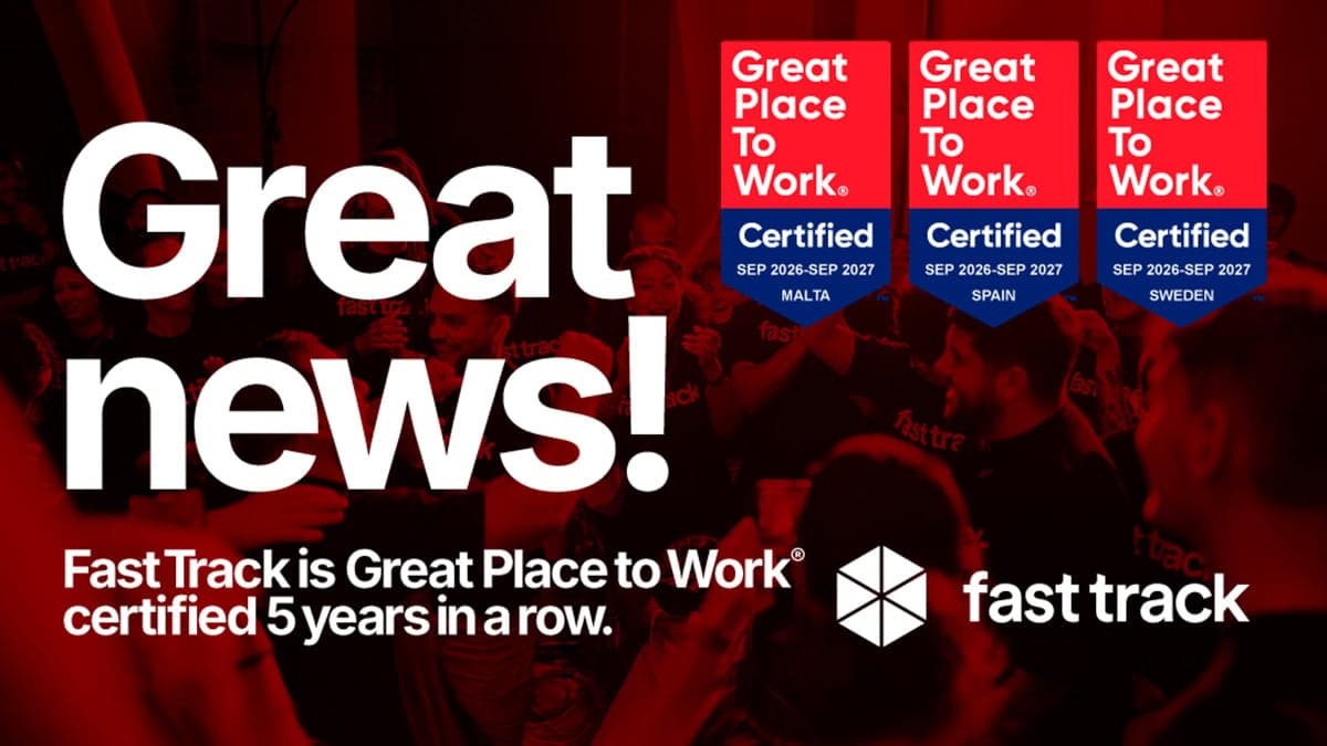 Fast Track secures fifth straight Great Place to Work certification in its tenth year
