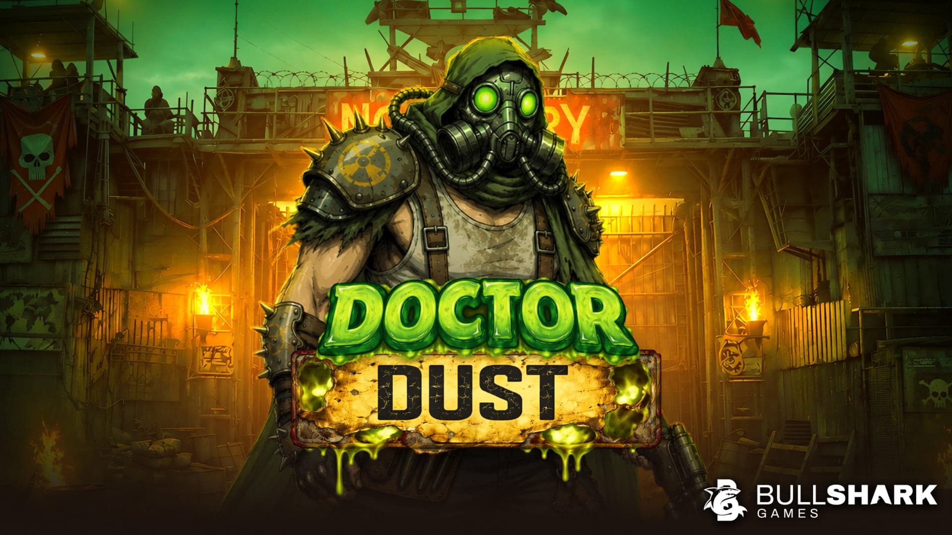 Bullshark Games unveils Doctor Dust, a cascading cluster slot set in post-apocalyptic wasteland