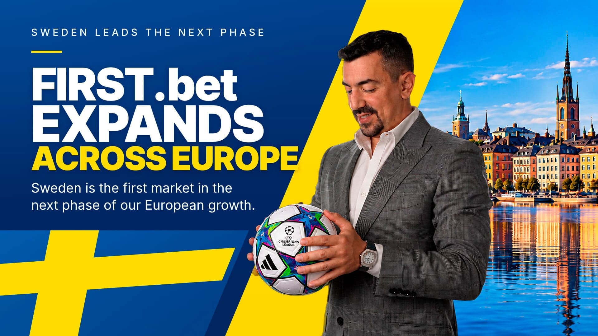 FIRST.bet opens its sportsbook engine to Swedish operators in first stop of new European phase