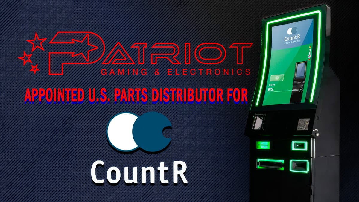 CountR appoints Patriot Gaming as U.S. parts distributor for cash-handling systems