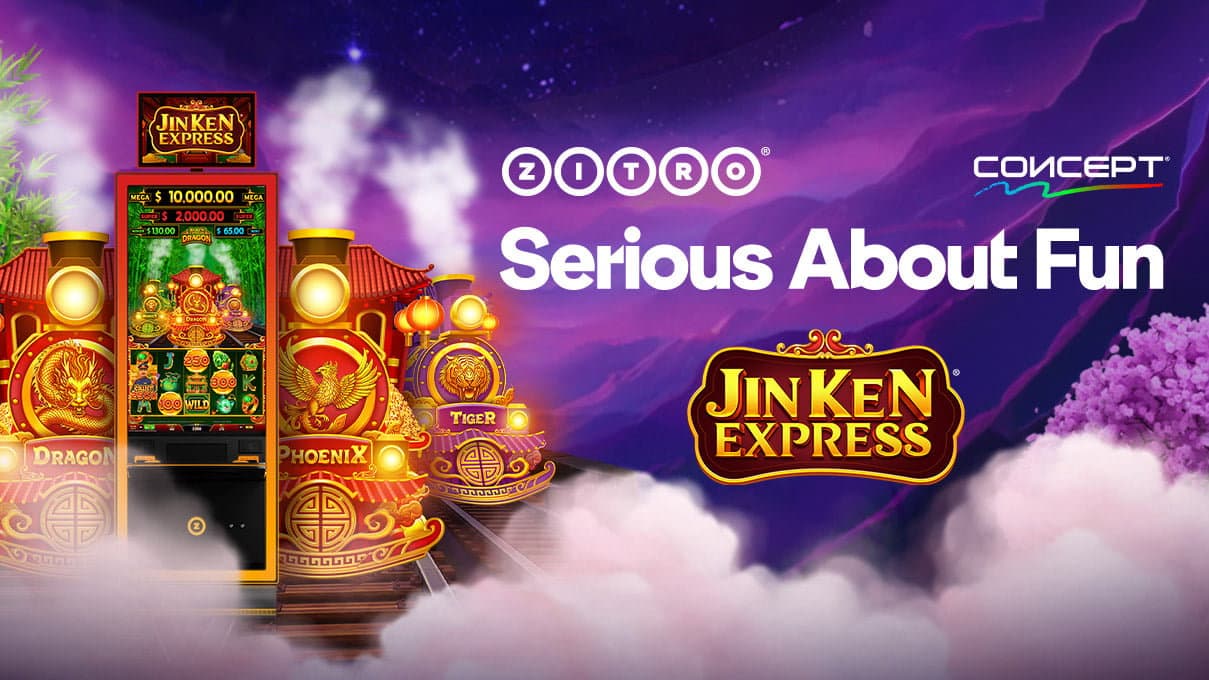 Zitro adds Dragon and Phoenix titles to CONCEPT cabinet with Jin Ken Express