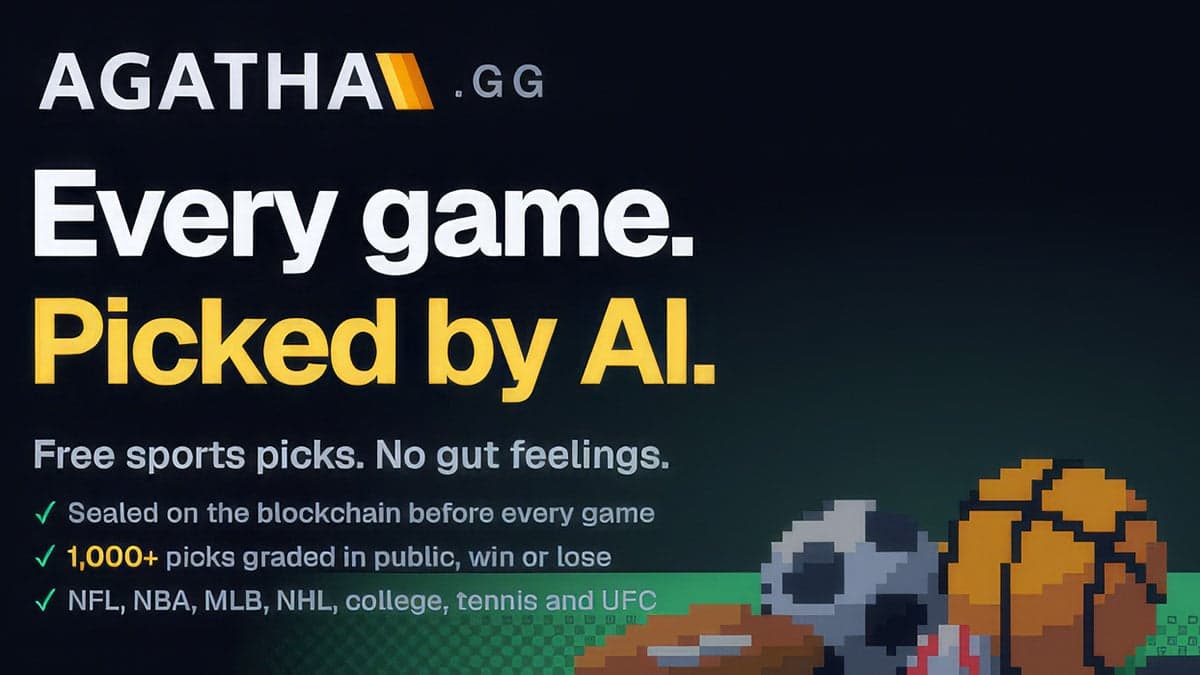 Agatha.gg logs over 1,000 AI-generated sports picks on blockchain