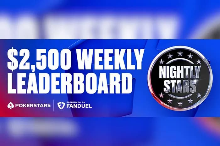 PokerStars on FanDuel Players Can Compete for Nightly Stars Leaderboard Prizes